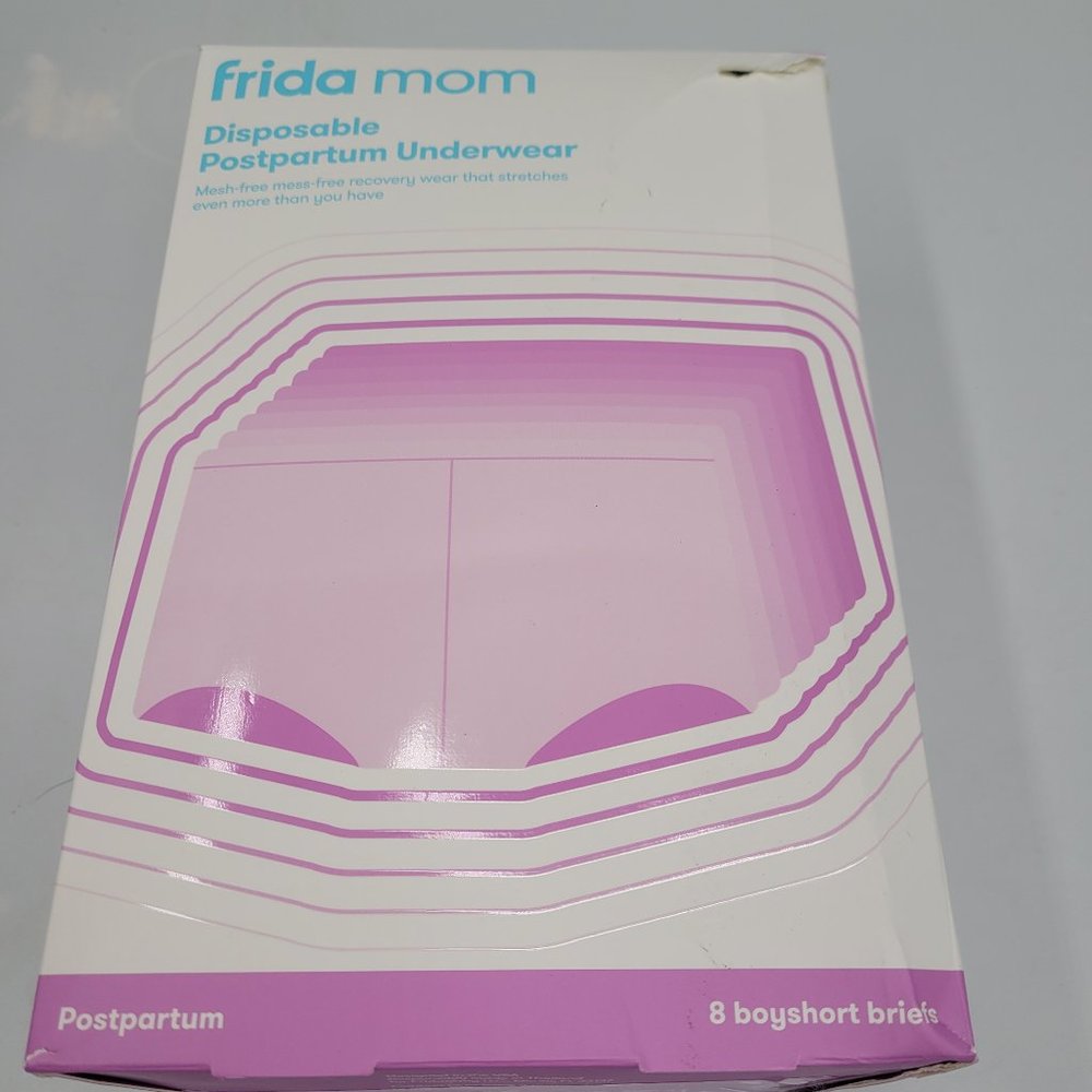 Frida Mom Disposable Postpartum Underwear Boy Shorts Briefs - Regular 8ct